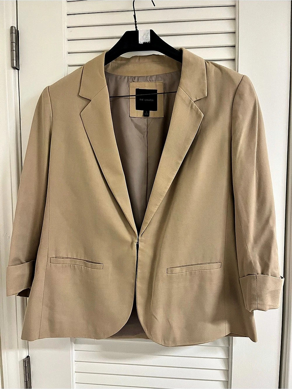 The Limited Beige Blazer